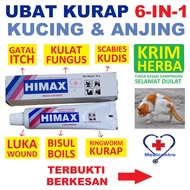 Ubat Herbal Kurap Kucing Fungus Kucing Ubat Luka Cat Fungus Cream mange Himax scabies wound maggot 5