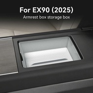 Suitable for 25 Volvo EX90 Armrest Box Box Car Supplies Storage Box Central Control Storage Box Car 