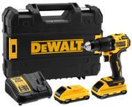 DEWALT DCD709 สว่านกระแทกไร้สาย 13mm 20v C1xB2x3.0ah รุ่น DCD709L2-B1 (ครบชุด+กล่อง TSTAK)*|ชุด| TTR