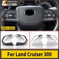 For Toyota Land Cruiser 300 2021 2022 2023 Steering Wheel Decorative paster LC300 J300 Interior Acce
