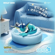 2026readystock Wolf Bowang Pokémon Eevee Sleeping Posture Series Mystery Box Water Eevee Doll Fairy 