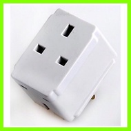 UK 13A 3way Adaptor 7387 Plug GOOD QUALITY