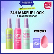 [MUST BUY] DAZZLE ME Get a Grip Makeup Setting Spray Dewy Fix Household Heaven Glow Finishing Lock M