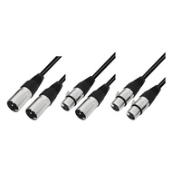 Kitty 3Pin XLR Male Female Balanced Analog Sound Cable for Sound Card Mixers and Speaker Systems