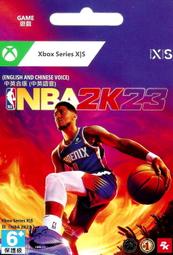 全新未拆】XBOXSERIES XBOX SERIES S X 美國職業籃球賽2023 NBA 2K23 中文版 數位版