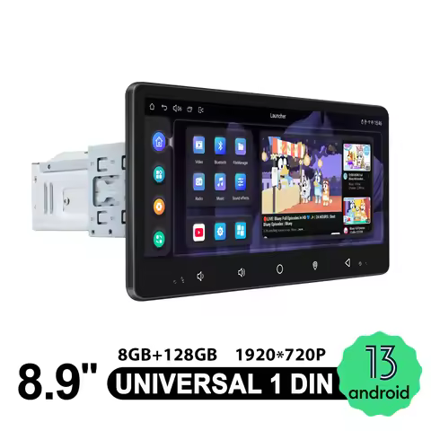 Joying 8.9 Inch Android 13.0 Car Radio Stereo Head Unit 1920*720 Touch Panel Carplay Zlink Bluetooth