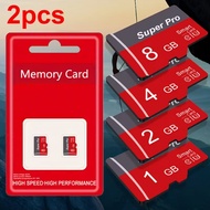 2PCS Micro SD TF Card 64MB-8GB Class 10 U3 A1 Memory Card  For Camera Tablet Surveillance