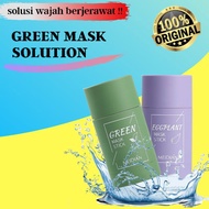 MASKER WAJAH STICK GREEN MASK STICK MEDIAN  / EGGPLANT MASK STICK