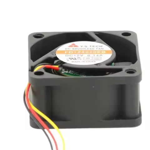3pin Mute FD124020EB Cooling Fan 40x40x20mm For Y.S Tech 12VDC 0.12A