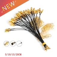 2PCS  IPX UFL To SMA Extension Pigtail Cable SMA Female To IPX RF Adapter Cable 1.13mm IPX To SMA Fe