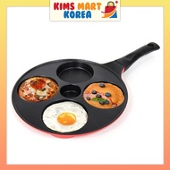 Kitchen Art Egg Fry Pan Pancake Pan Four Holes Korean Multifunctional Cookware 26cm Made in Korea
