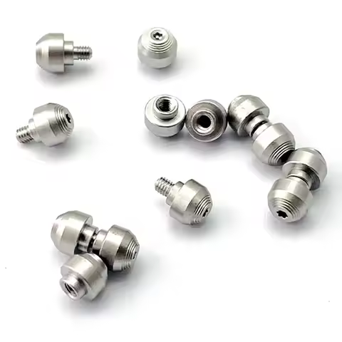 2sets Customized DIY Folding Knives Screw Parts Stainless Steel Thumb Stud Pushed Knife Button Custo