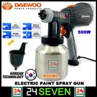 DAEWOO 500W PENYEMBUR CAT Electric Paint Spray Gun HVLP Paint Spray Gun 800ml For Paint And Chemical Use