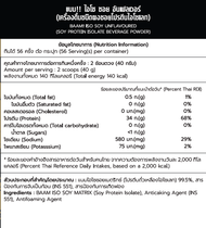 [ชุดโปรโมชั่น] BAAM ISO - SOY SPORT (5 LB)  โปรตีนจากถั่วเหลือง เหมาะสำหรับแพ้นมวัว