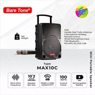 SPEAKER AKTIF PORTABLE MEETING WIRELESS KARAOKE BARETONE 10 INCH ORIGINAL