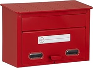 Green Life FH-30R Steel Post Post, Red, Width 14.2 x Depth 6.5 x Height 9.6 inches (36 x 16.5 x 24.5