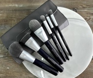 SEPHORA Collection Deluxe charcoal  antibacterial makeup brush set