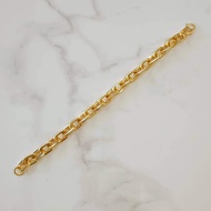 916 Gold Shackles Bracelet