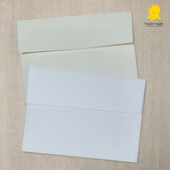 A7 Matte White and Ivory Announcement Envelopes for 5r, 5x7 Invitation, Gift Cards, Wedding, Birthda