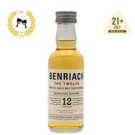 6 Bottles Benriach The Twelve 12 Year Old Speyside Single Malt Scotch Whisky Minatures 5cl