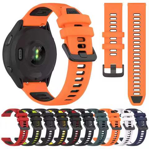 Silicone Strap 20mm 22mm For SUUNTO VERTICAL Wristbands For SUUNTO RACE Run/Ocean/5 9 PEAK/RACE S/3 