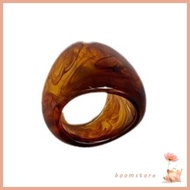Boom Trendy Coffee Resin Ring Accessory Elegant Coffee Resin Ring Perfect For Everyday Wear And Easy