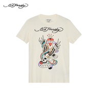 Ed Hardy summer skull print trendy men's short sleeve T-shirt cotton