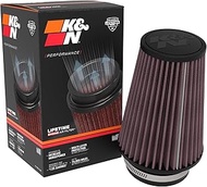 K&N Universal Clamp-On Filter: High Performance, Premium, Washable, Replacement Engine Filter: Flang