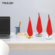 [YWJLQH] Table Flag Stand Indoor Sturdy Tabletop Office Small Table Flag Stand Flag Not