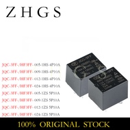5PCS HF3FF-005-1HS JQC-3FF-012-1HS JQC-3FF-005-1ZS HF3FF-012-1ZS DIP HF3FF JQC-3FF005 009 012024 1HS