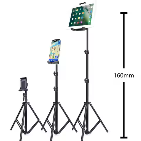 Tripod Floor Stand for iPad pro 12.9 air 2 3 4 20 To 50 Inch Adjustable Tablet Mount for ipad air 10