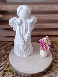 1 ชิ้น แม่พิมพ์สิลิโคนรูปเด็กเทวดา DIY ตุ๊กตาสาวน่ารัก กำลังถือ เทียนอโรมาเธอราพี แม่พิมพ์ตกแต่งบ้าน