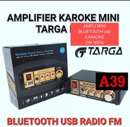 A39 BLUETOT MUSIK BAS  AMPLI MINI BLUETOOTH ORI 100% TARGA TOA POWER AMPLIFIER KARAOKE MOBIL RUMAH A