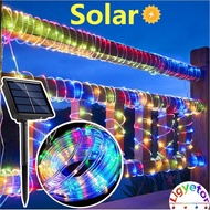 Solar PVC Rope Lights LED Waterproof  8 Modes String Fairy Tube Light Outdoor For Garden Patio Party