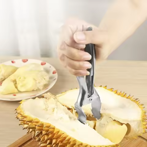 1Pc Durian Opener Manual Durian Peel Breaking Tool for Restaurant Grocery Party Stainless Steel Frui