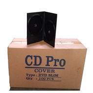 Slim DVD Box 10 mm Thick 1 Box | Premium Plastic CD DVD Holder | [HOXIM]