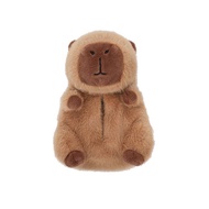 Cartoon Plush Capybara Car Tissue Box Toy Storage Box Car Headrest Tissue Box Car Seat Tissue Box