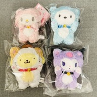 [包SF😍] 日版 非景品 有牌 Sanrio 貓貓 招財貓款 Happy Cat Kuromi Melody 布甸狗 PC狗 Hello kitty 公仔 吊飾 正品 happycat 招財貓系列毛