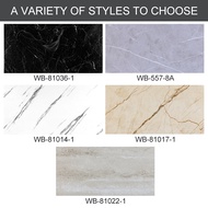 1.8mm thick Marble Design 60X30 cm Tiles  Floor Stickers SXP Adhesive PVC Tiles Flooring