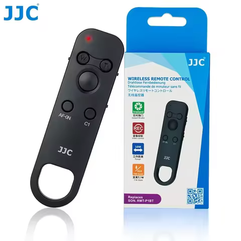 JJC Wireless Bluetooth Remote Control for Sony Camera ZV-E1 ZV-E10 ZV-1 FX30 A7R V A7M4 A7IV A7III A