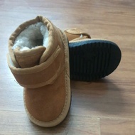 Fur boots for babies
