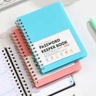A6 Password Recording Notebook  PP hard cover coil notebook website login account record memo  Alpha