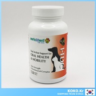 WorksSoWell 1-TDC Dual Action Natural Support Oral Health + Mobility for Dogs & Cats 120 Soft Gels w