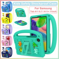 For Samsung Tab A11 8.7 X133 X135 Tab A11+ 5G A11 Plus 11inch X310 X315 Kids EVA Shockproof Case Sta