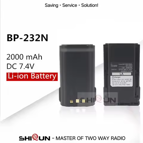 BP-232 BP-232N BP-232H Li-ion Battery Compatible with IC-A14 A14 F14 F16 F24 F33GS F34G IC-F4021 IC-