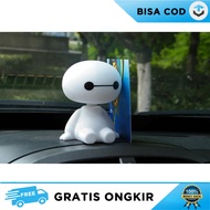 BAYMAX DOLL CAR DASHBOARD DISPLAY, ROCKING HEAD TOY DECORATIONS