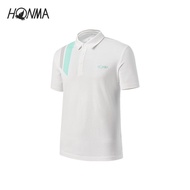 Golf HONMA2021 New Golf Man Short Sleeve Polo Shoulder Absorption Contrast Color Air Fresh And Comfortable Movement