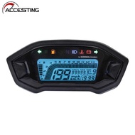13000RPM Digital Tachometer Motor Adjustable Dash Electronic Speedometer Odometer Motor Dashboard I