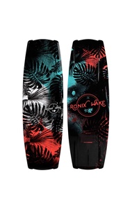 Ronix Krush Secret Flex Tropical Sparkle Wakeboard - Black / Mint / Coral