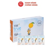 Thùng 48 hộp Sữa Chua Uống Tiệt Trùng TH true YOGURT Công Thức TOPKID Hương Dâu/ Cam/ Chuối (110 ml)